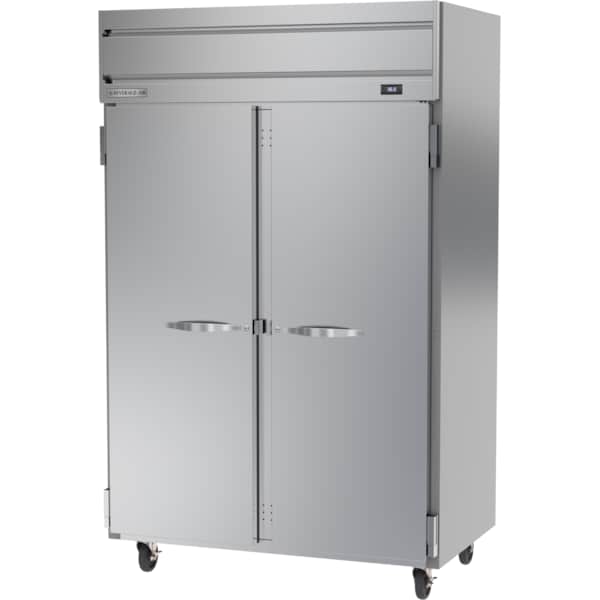 Refrigerator, Reach In, Top Mount, Two Section, (2) Solid Door